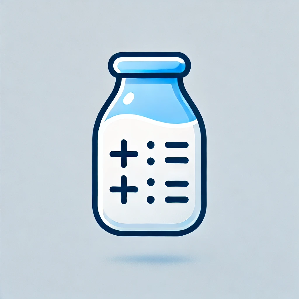 Weight input interface example